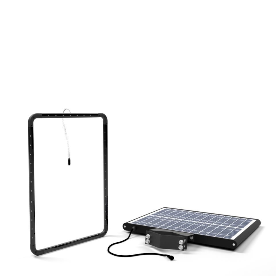 Helios Series 24"x30" Solar Powered Flashing MPH Speed Limit Sign